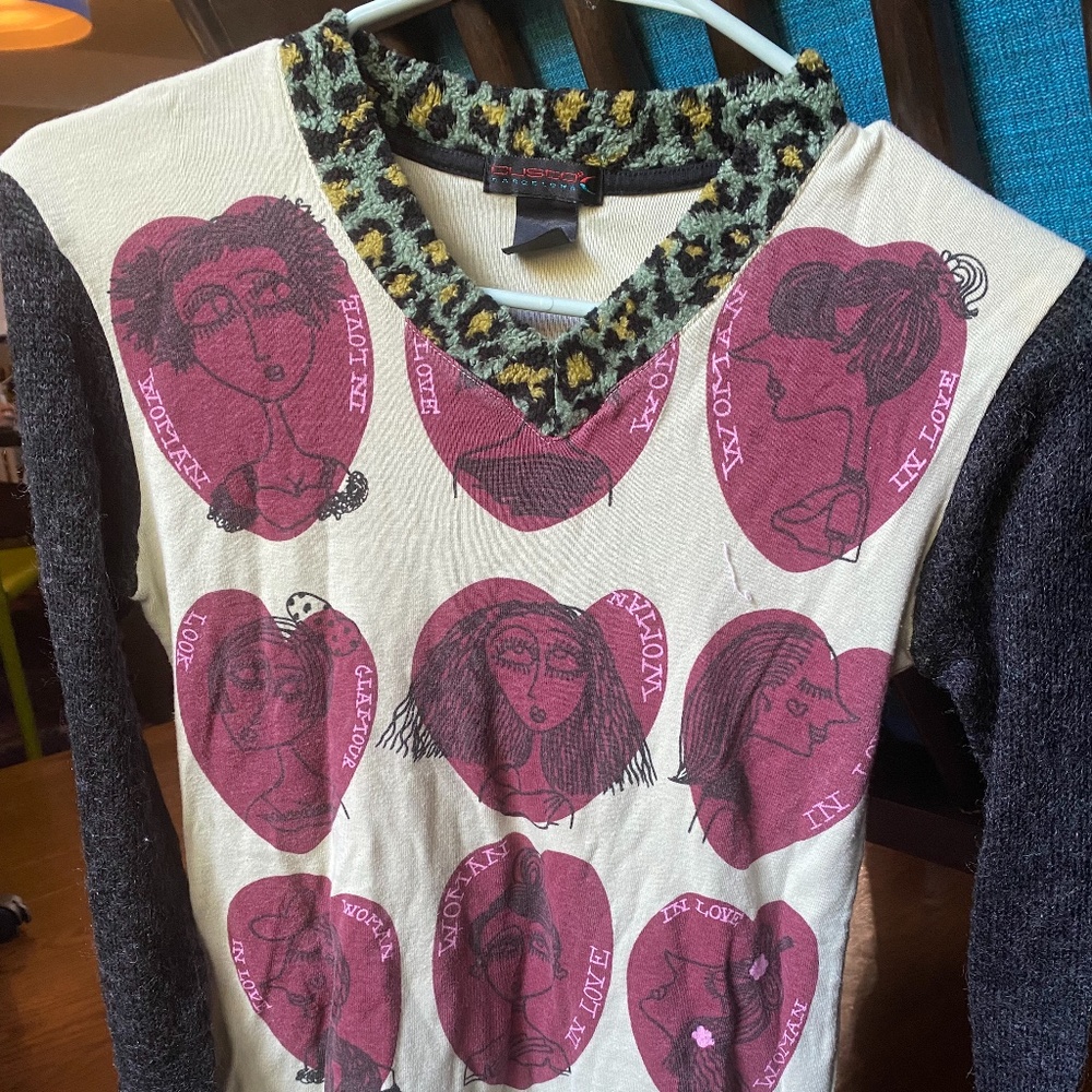 Custo Barcelona: Rare shirt/sweater. Very colorful